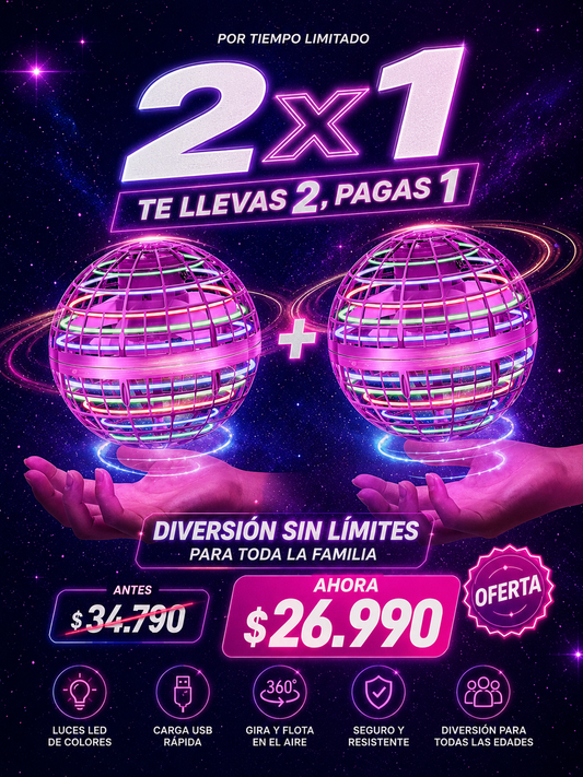Pelota Voladora LED ¡¡OFERTA 2X1!!