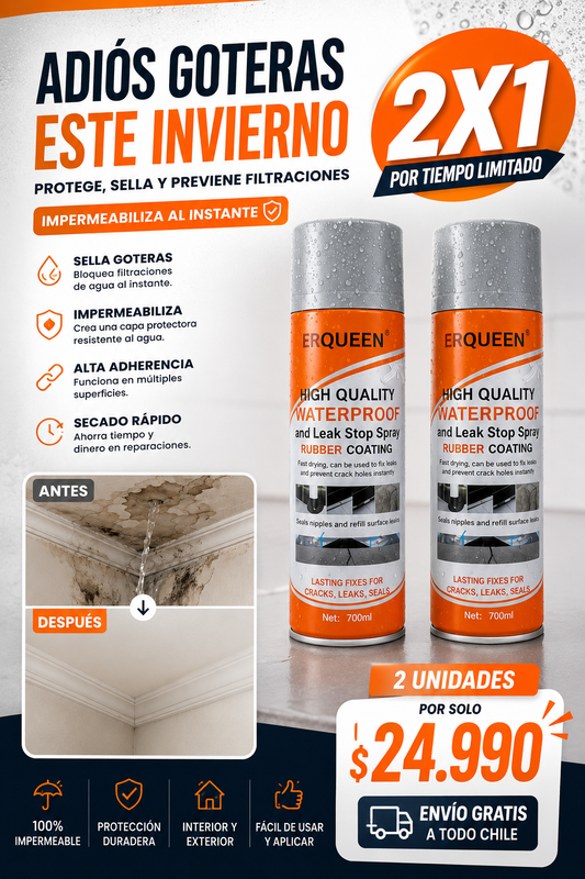 SPRAY ANTI GOTERAS ADIOS FILTRACION